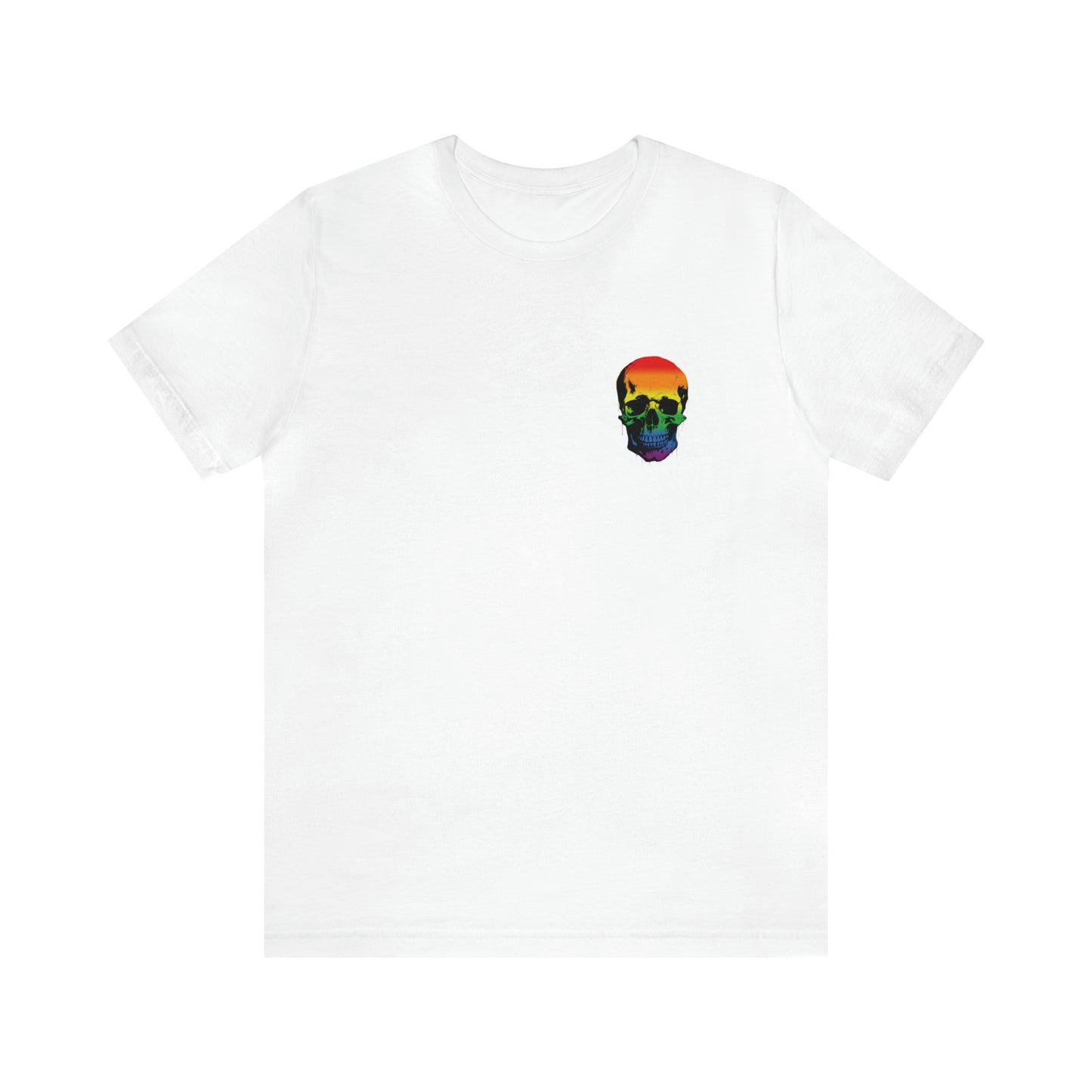 Haunted House w Rainbow Moon - Halloween 🎃Tee - Back Design
