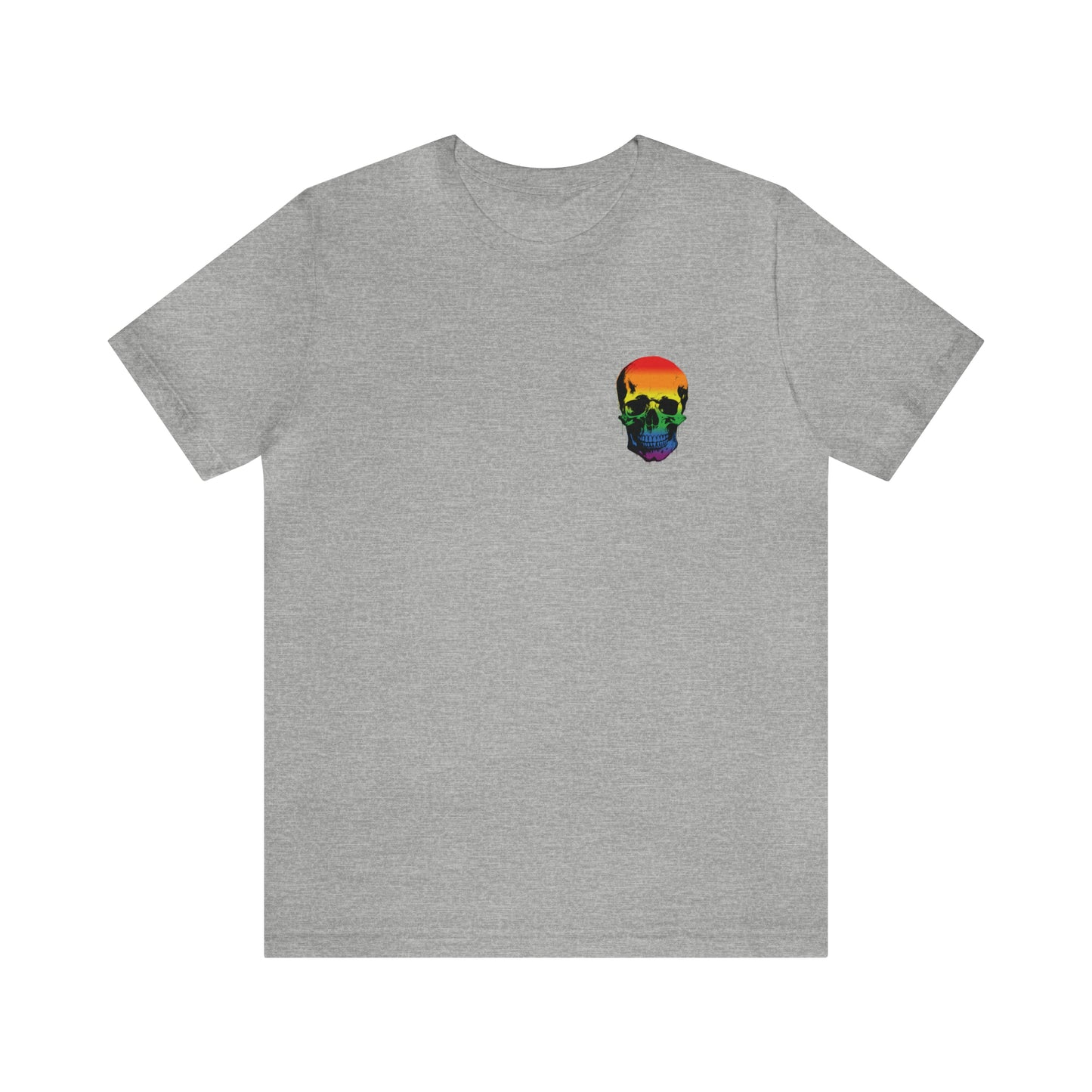Haunted House w Rainbow Moon - Halloween 🎃Tee - Back Design