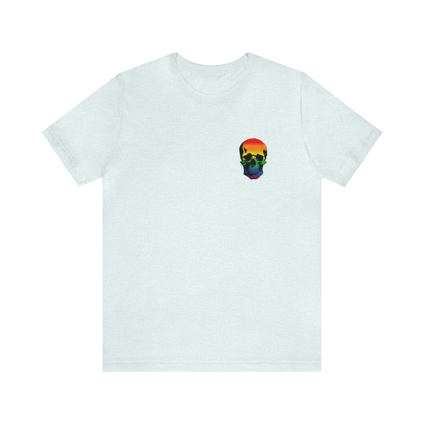 Haunted House w Rainbow Moon - Halloween 🎃Tee - Back Design