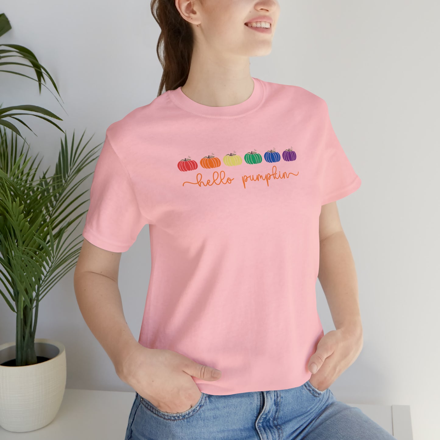 Hello Pumpkin - Halloween 🎃 Tee - Front Design