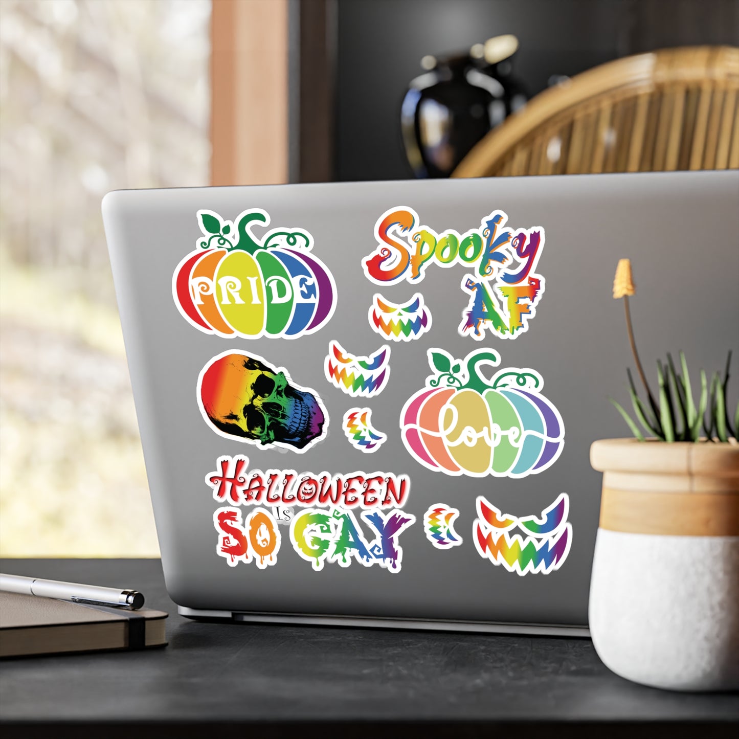 Halloween Pride Vinyl Kiss-Cut Sticker Sheet 01