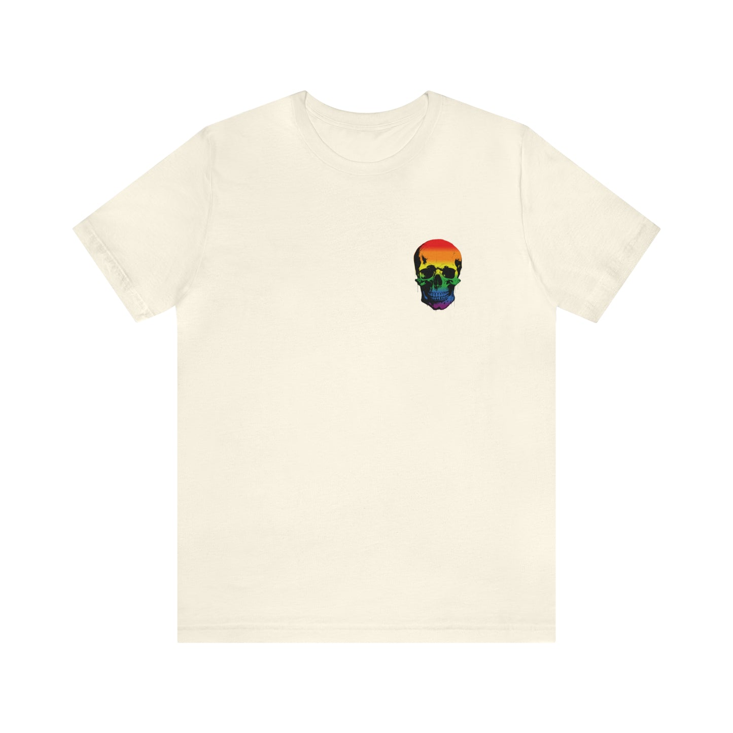 Haunted House w Rainbow Moon - Halloween 🎃Tee - Back Design