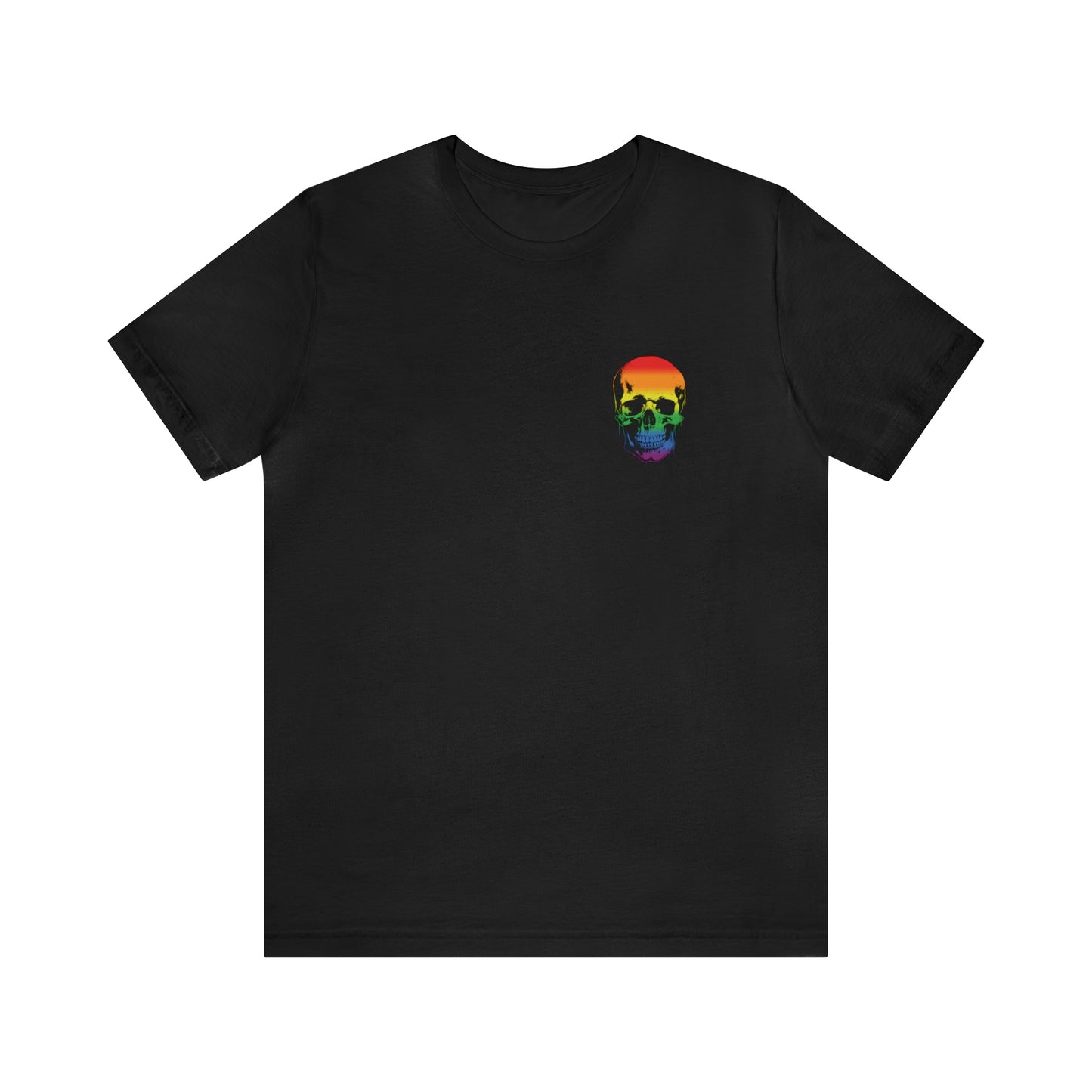 Haunted House w Rainbow Moon - Halloween 🎃Tee - Back Design