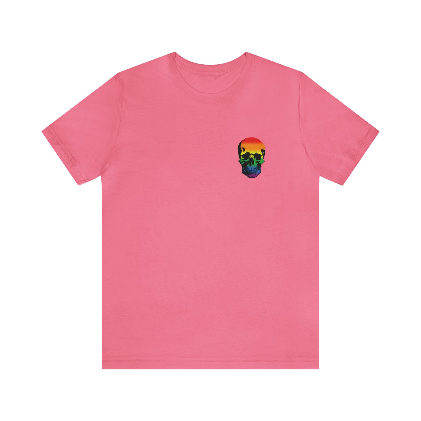 Haunted House w Rainbow Moon - Halloween 🎃Tee - Back Design