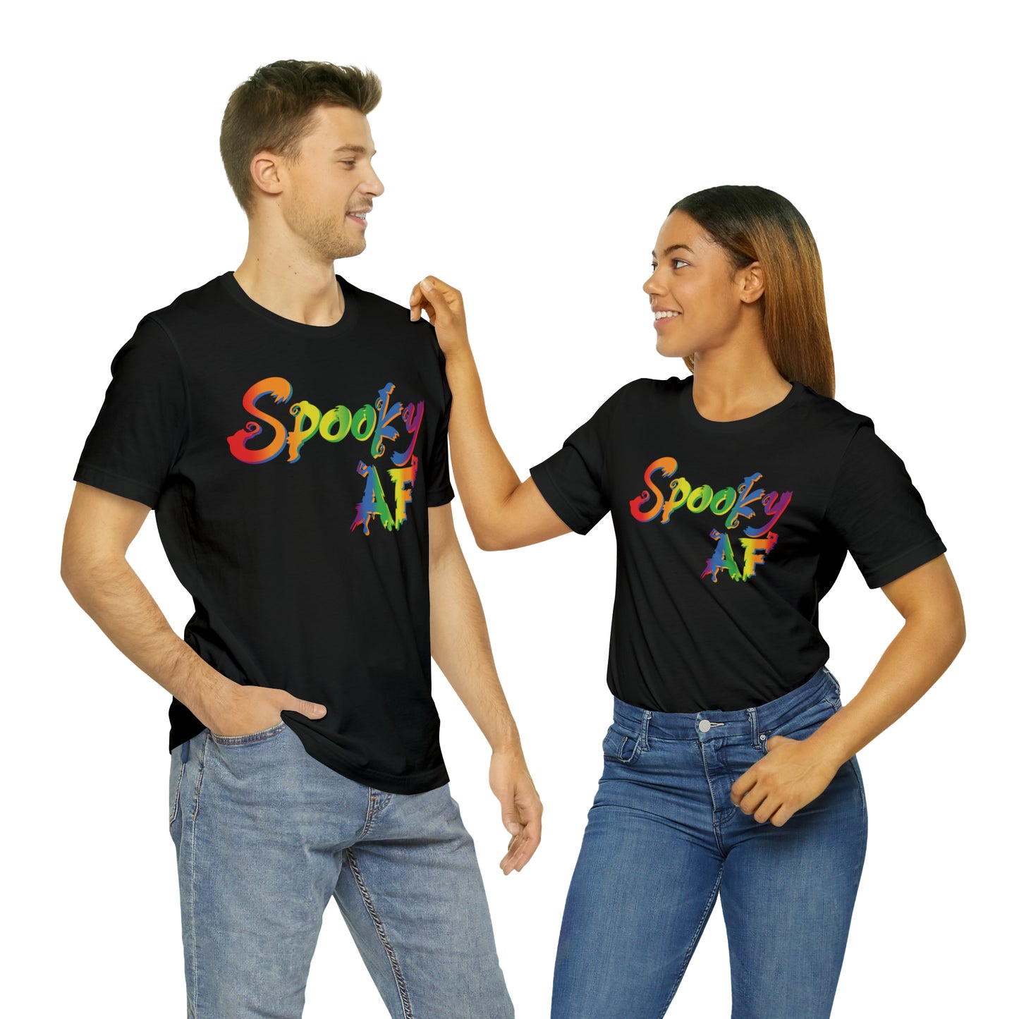 Spooky AF - Halloween 🎃 Shirt - Back Design