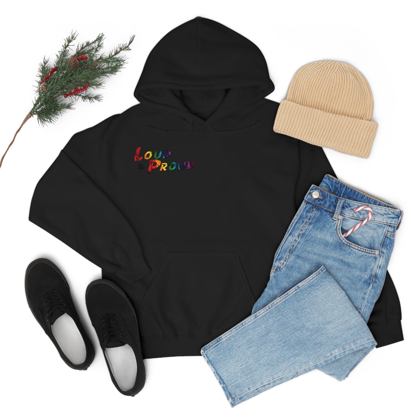 Loud & Proud Roaring Tiger Pride Hooded Sweatshirt