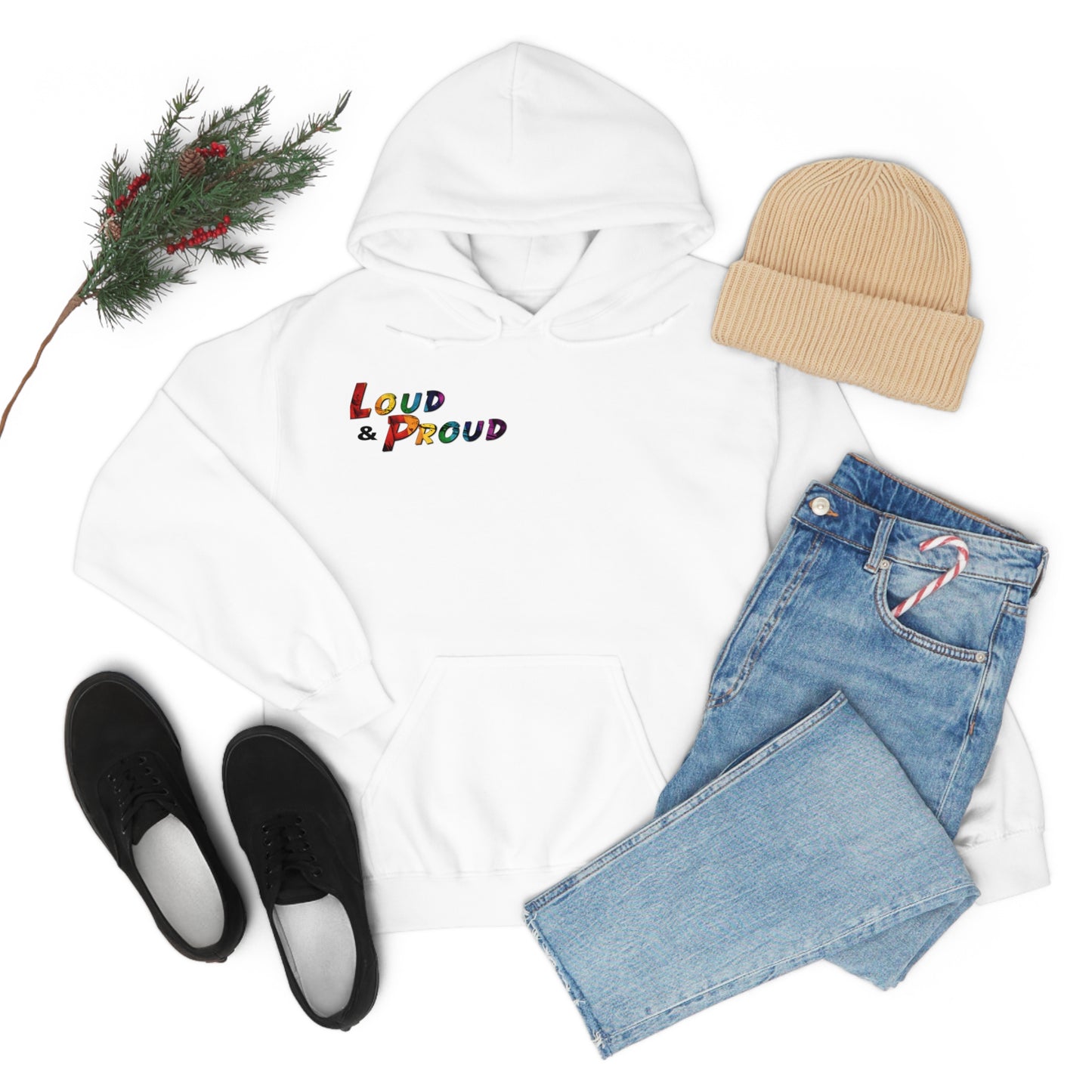 Loud & Proud Roaring Tiger Pride Hooded Sweatshirt