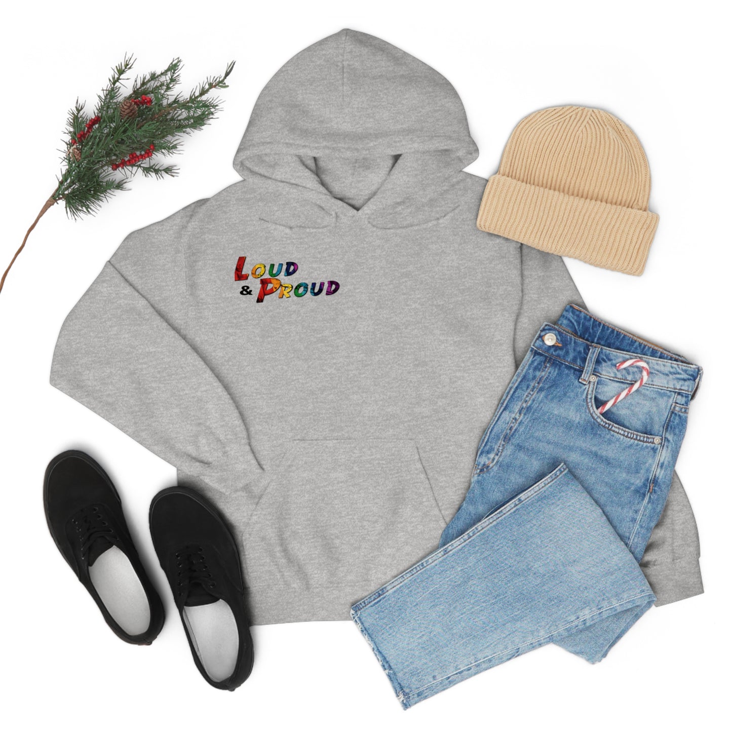 Loud & Proud Roaring Tiger Pride Hooded Sweatshirt