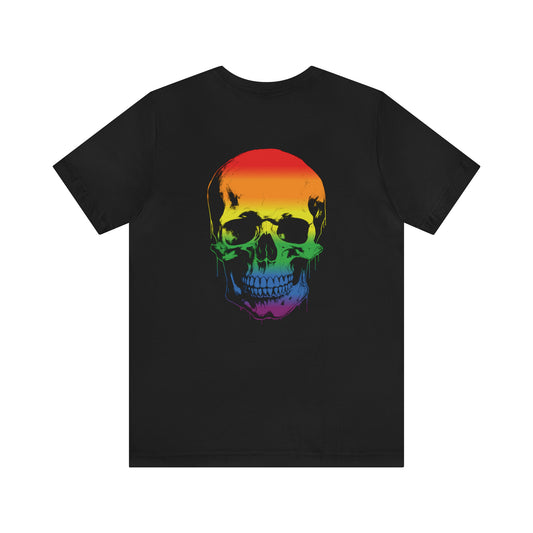 Rainbow Skull - Halloween 🎃 Tee - Back Design