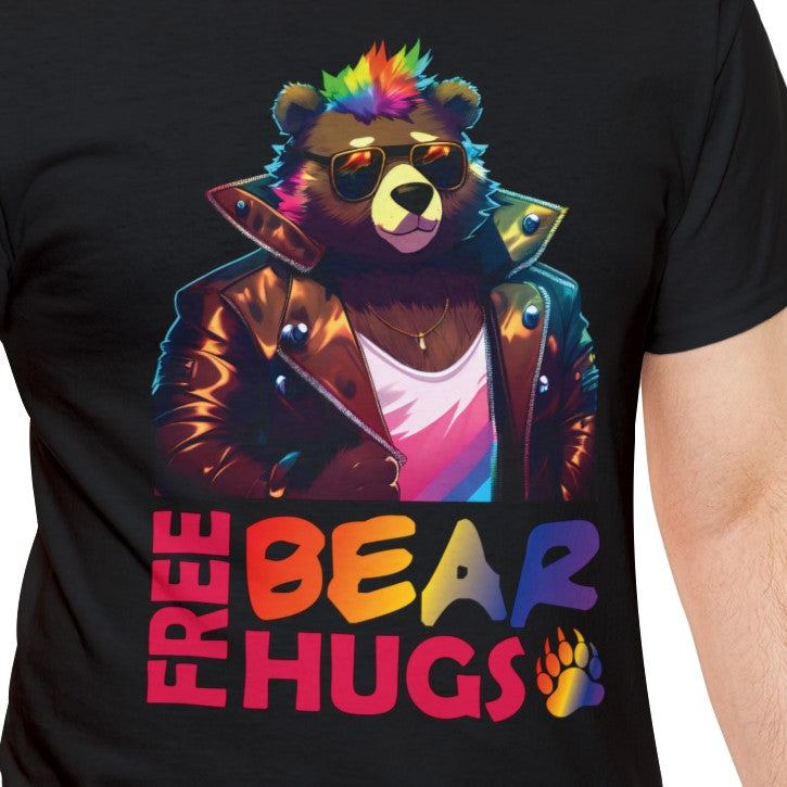 Free Bear Hugs Bear Pride T-Shirt