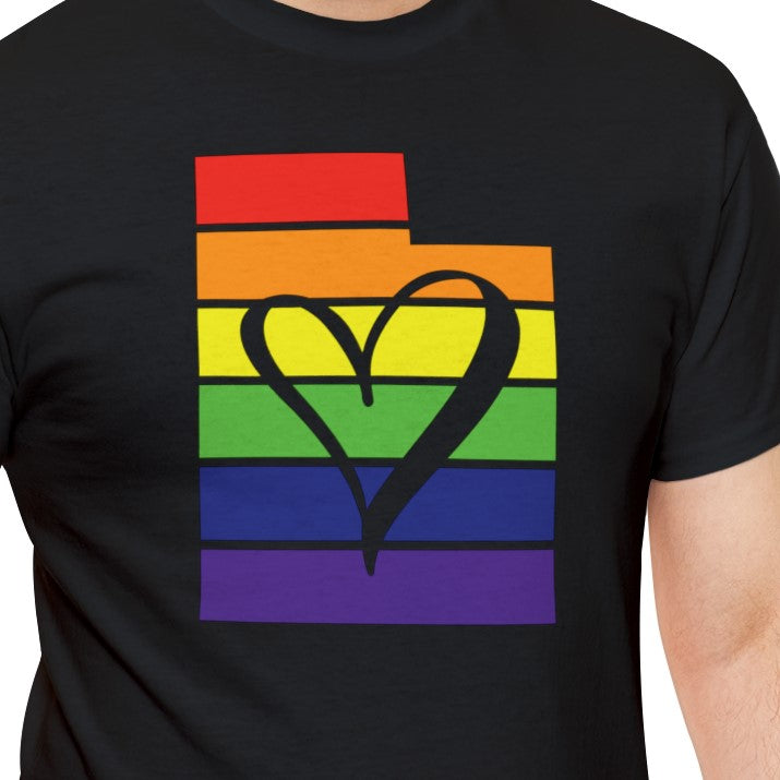 Utah Pride T-Shirt - Heart Utah