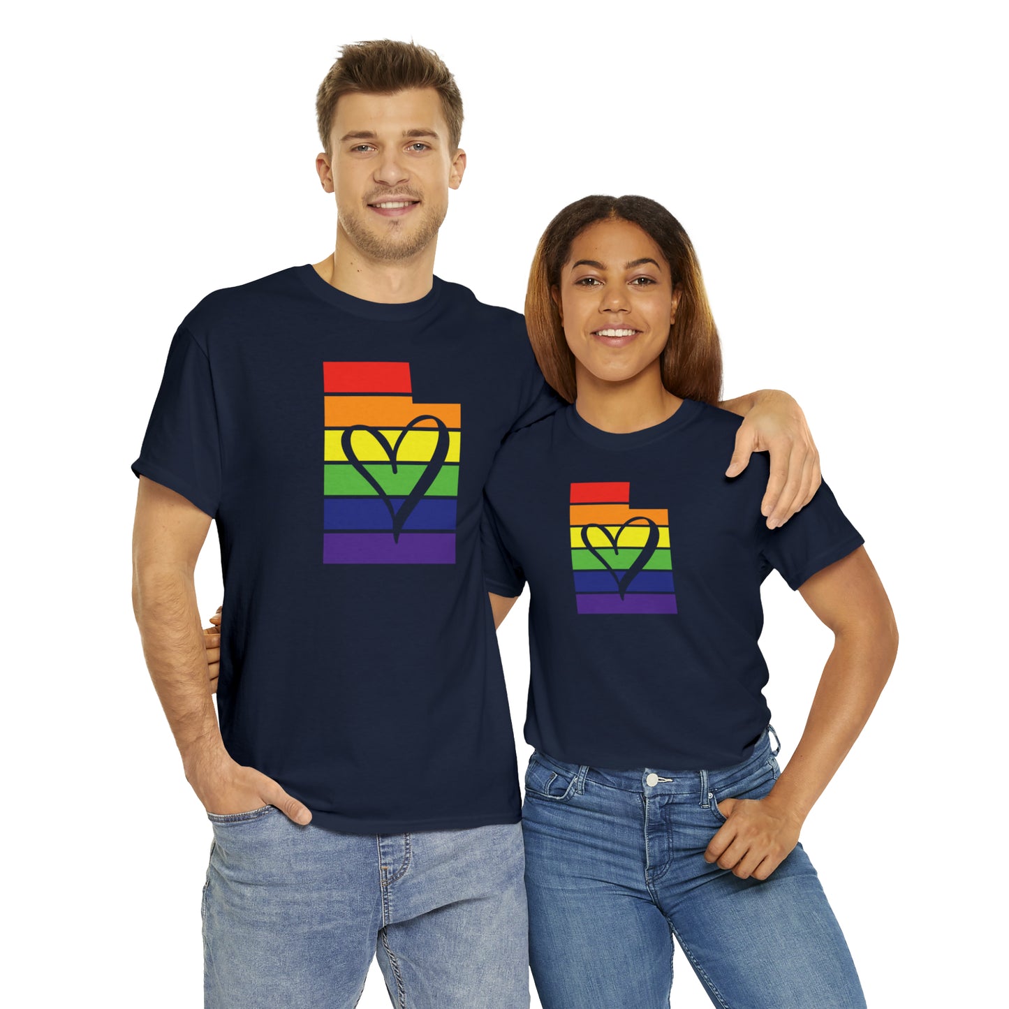 Utah Pride T-Shirt - Heart Utah