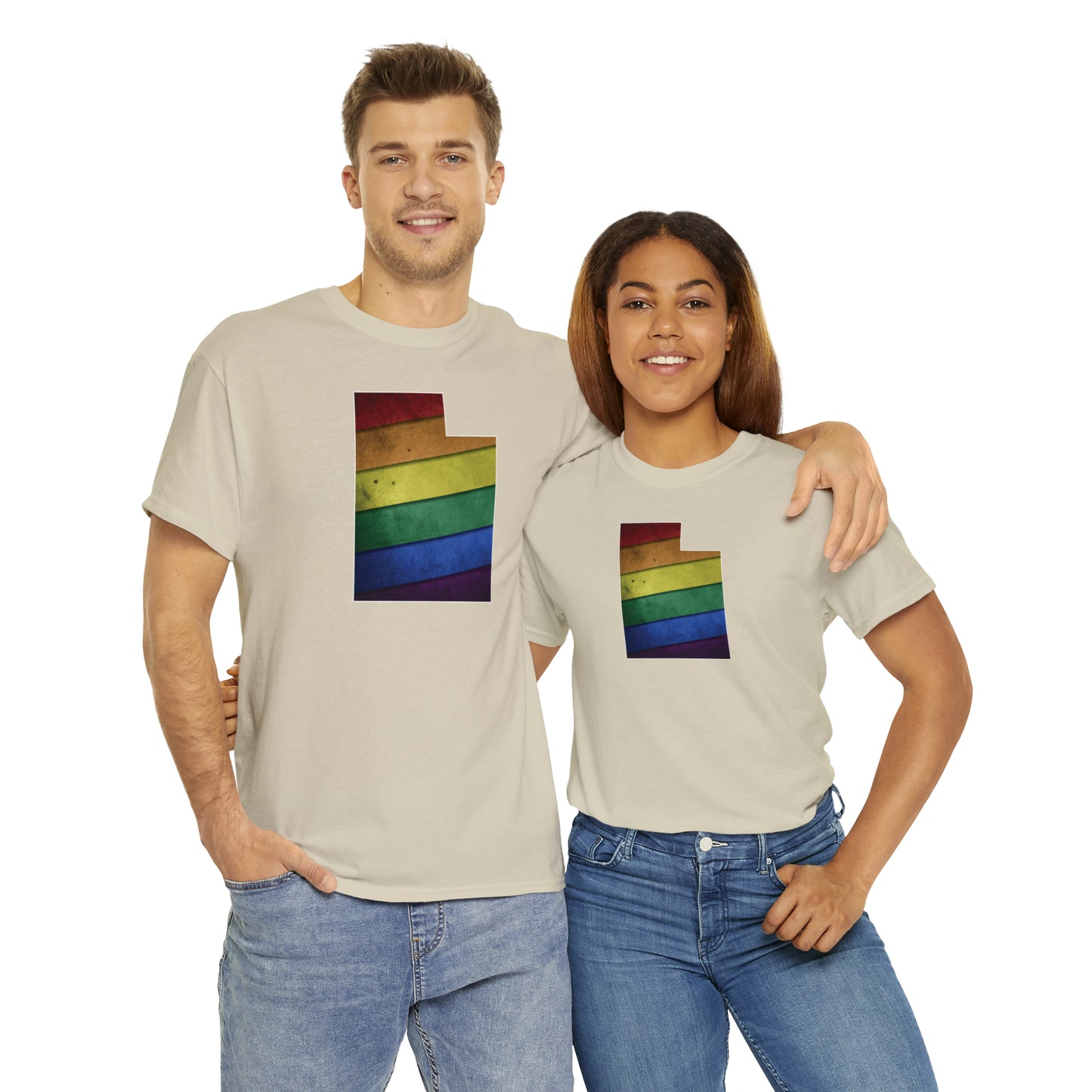 Utah Pride T-Shirt - Vintage Glitter