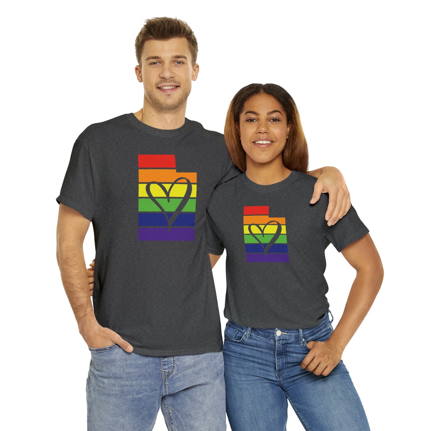 Utah Pride T-Shirt - Heart Utah