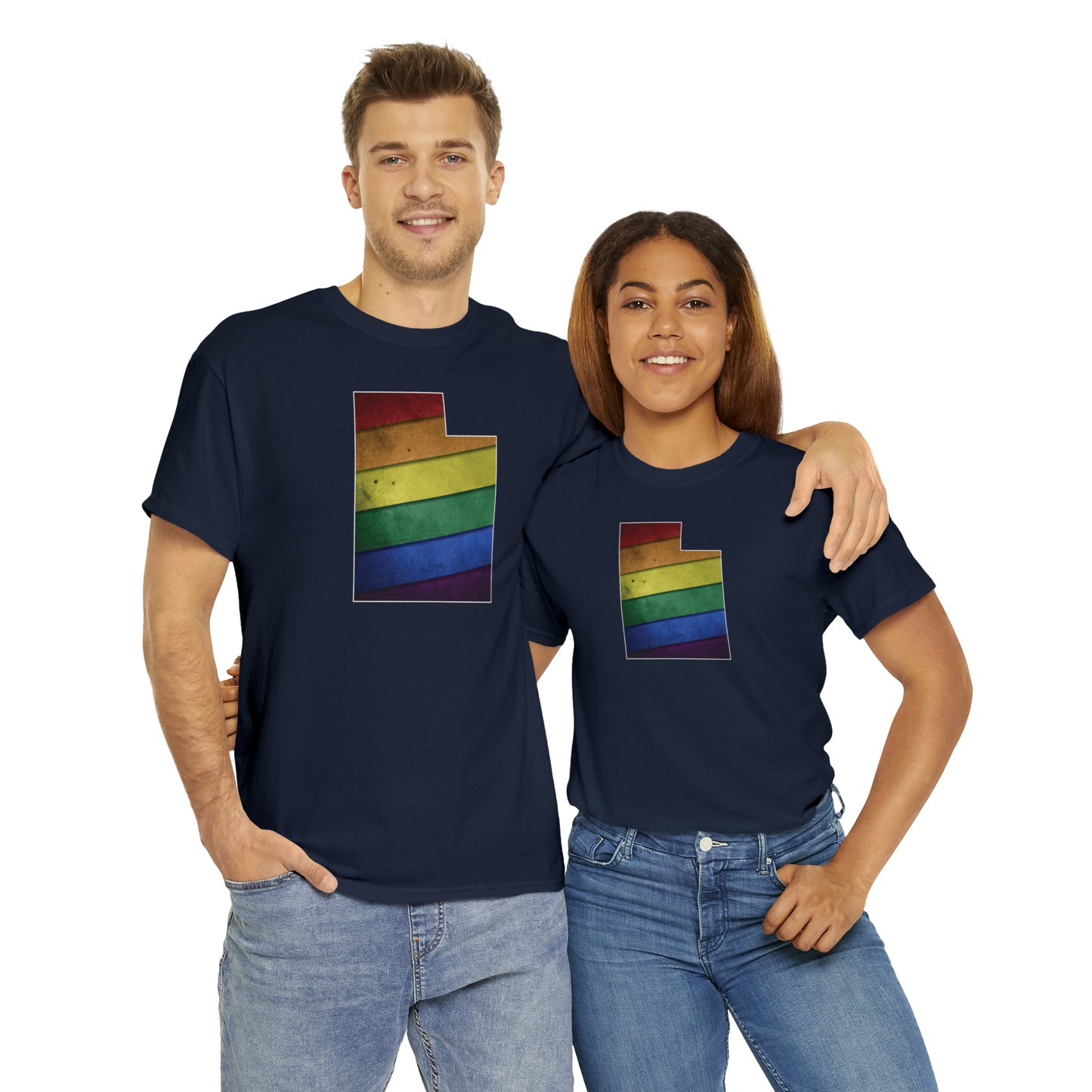 Utah Pride T-Shirt - Vintage Glitter