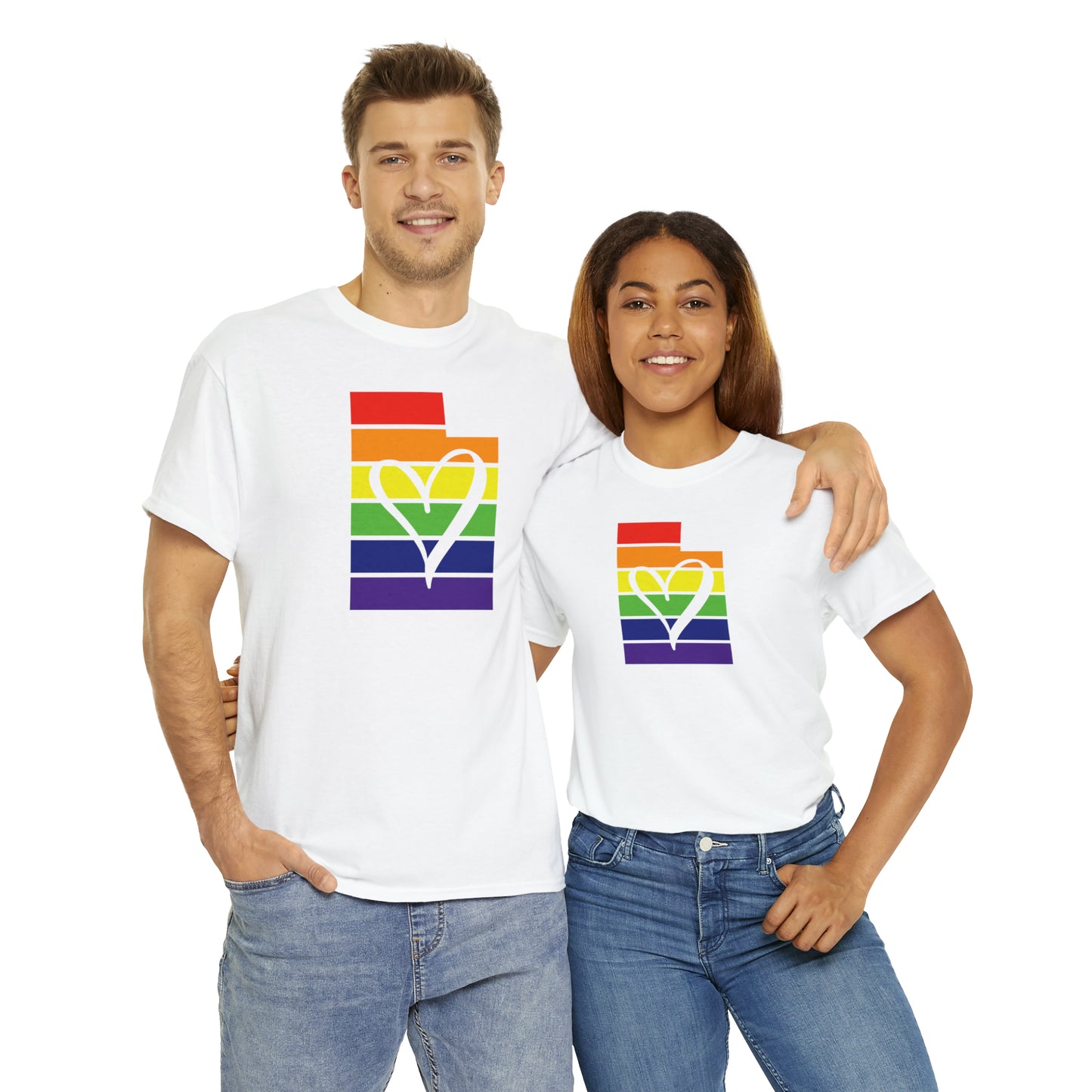 Utah Pride T-Shirt - Heart Utah