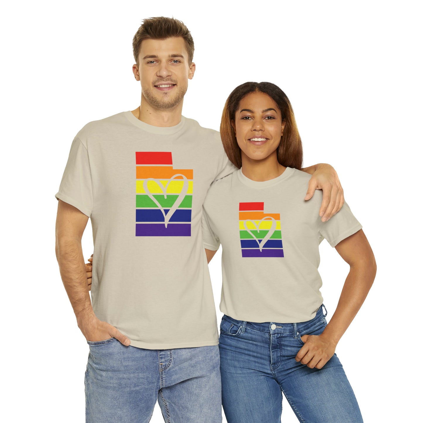 Utah Pride T-Shirt - Heart Utah