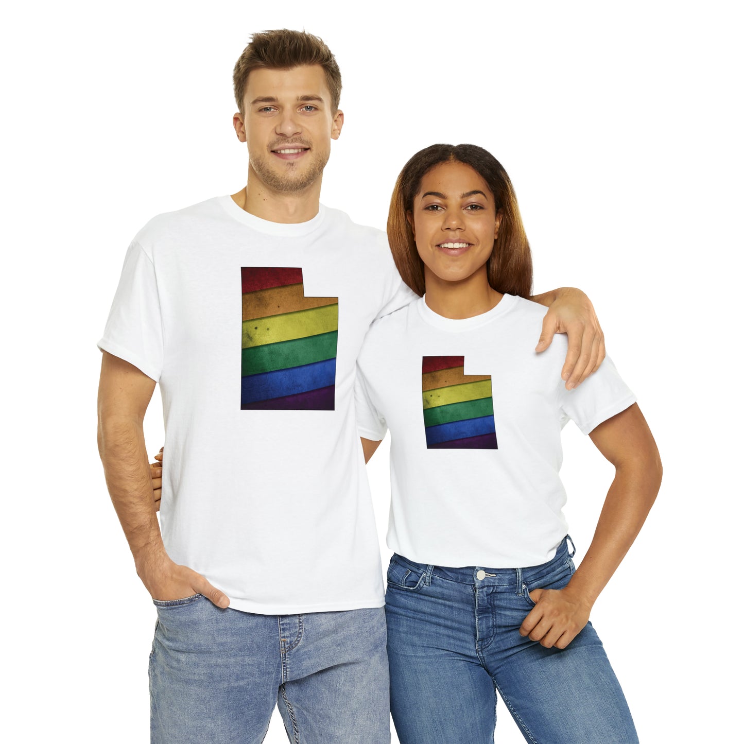 Utah Pride T-Shirt - Vintage Glitter