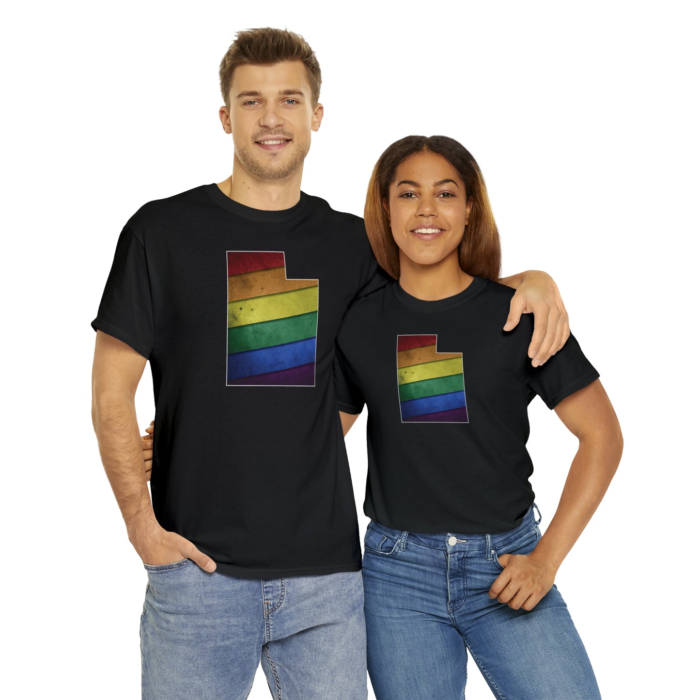 Utah Pride T-Shirt - Vintage Glitter