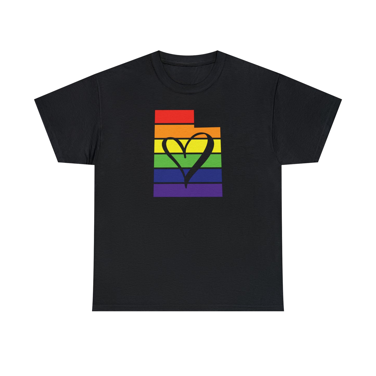 Utah Pride T-Shirt - Heart Utah