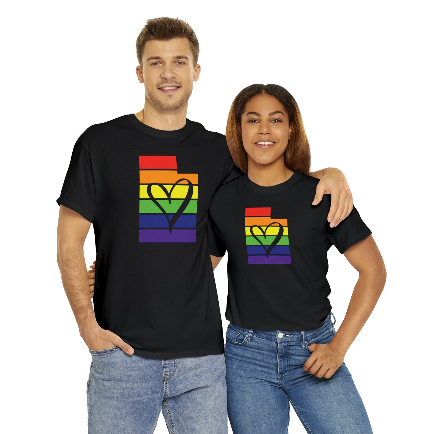 Utah Pride T-Shirt - Heart Utah