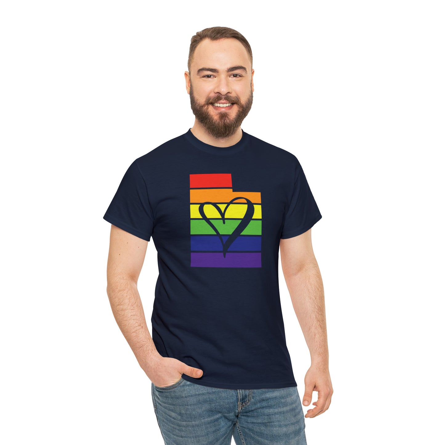 Utah Pride T-Shirt - Heart Utah